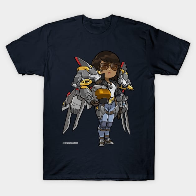 Aviator Pharah T-Shirt by fallerion